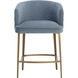 Cornella 35.75 inch Danny Iceberg Counter Stool